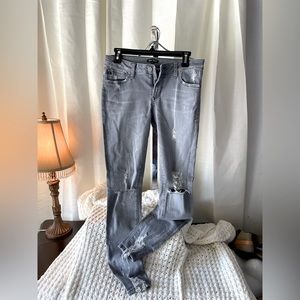 Dear John light gray women’s comfort skinny jeans size 28